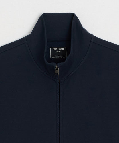 Travel Terry Track Jacket - Navy