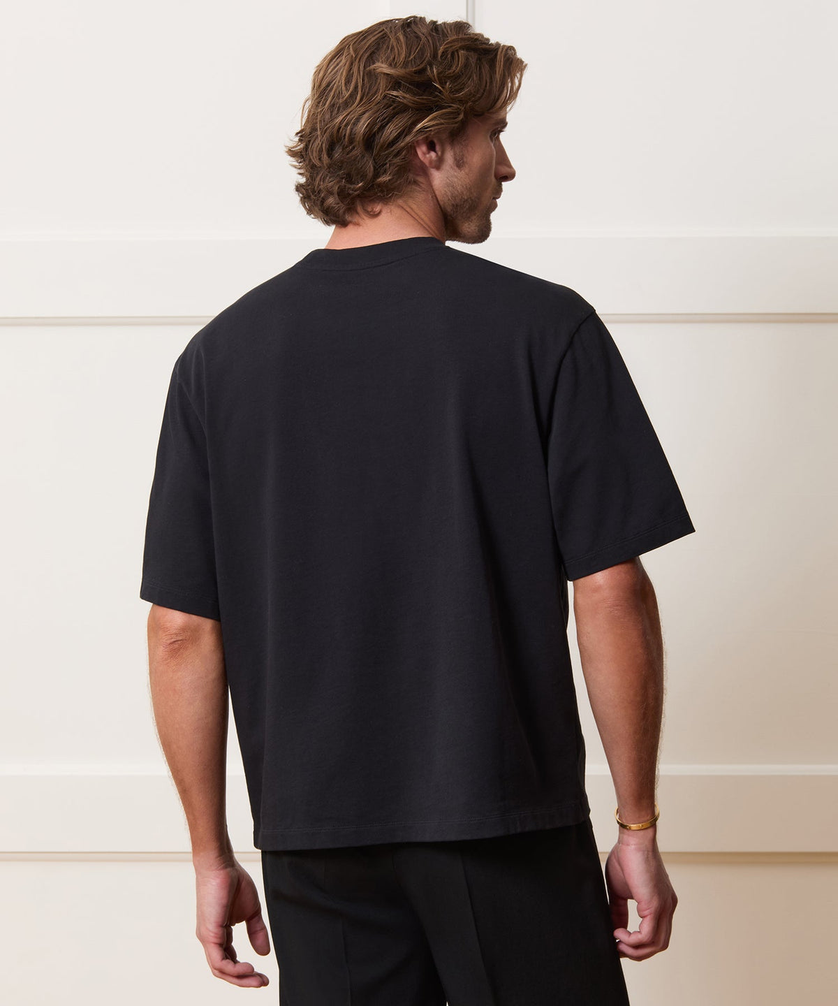 Boxy Jersey Tee - Black