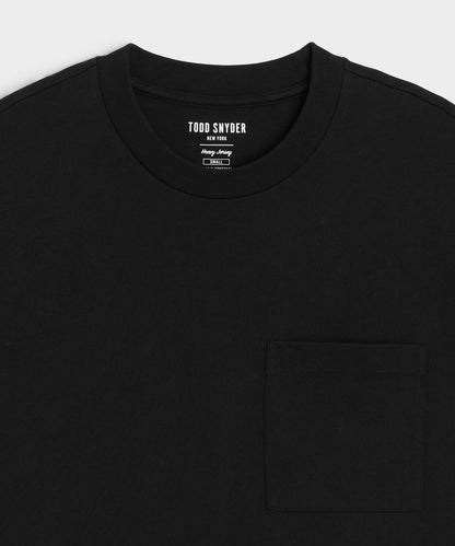 Boxy Jersey Tee - Black
