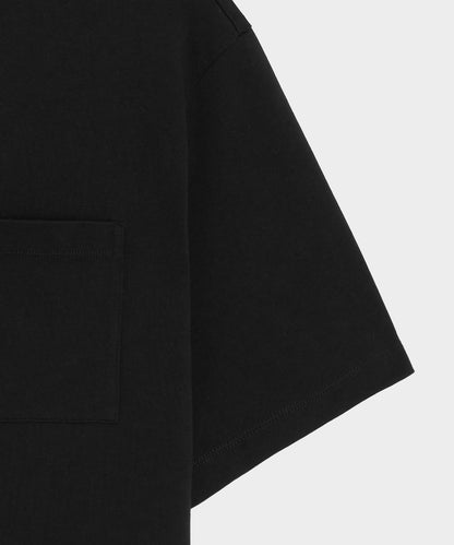 Boxy Jersey Tee - Black