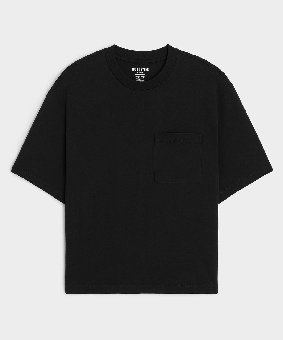 Boxy Jersey Tee - Black