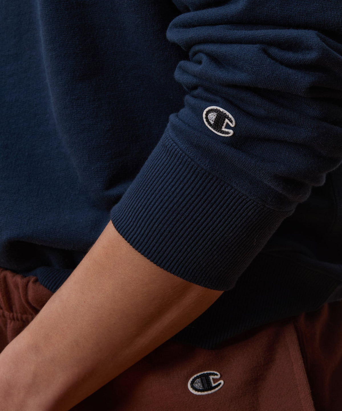Champion Relaxed French Terry Crewneck - Classic Navy