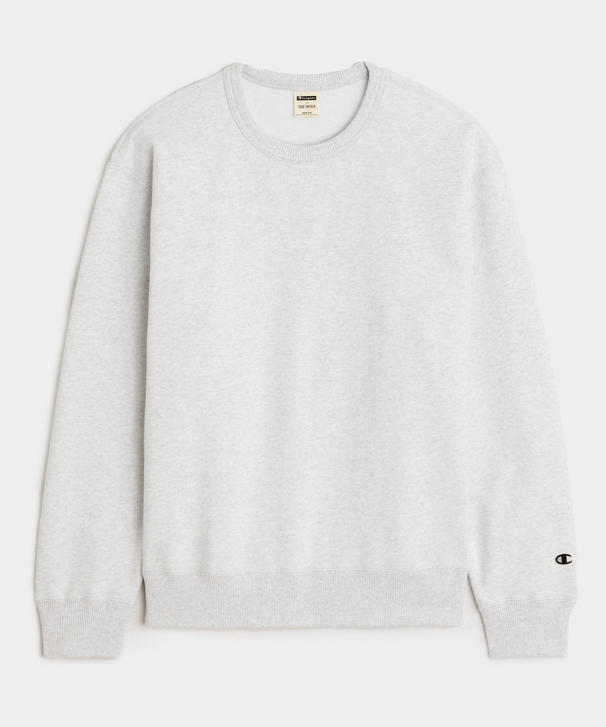 Champion Relaxed French Terry Crewneck - Silver Mix