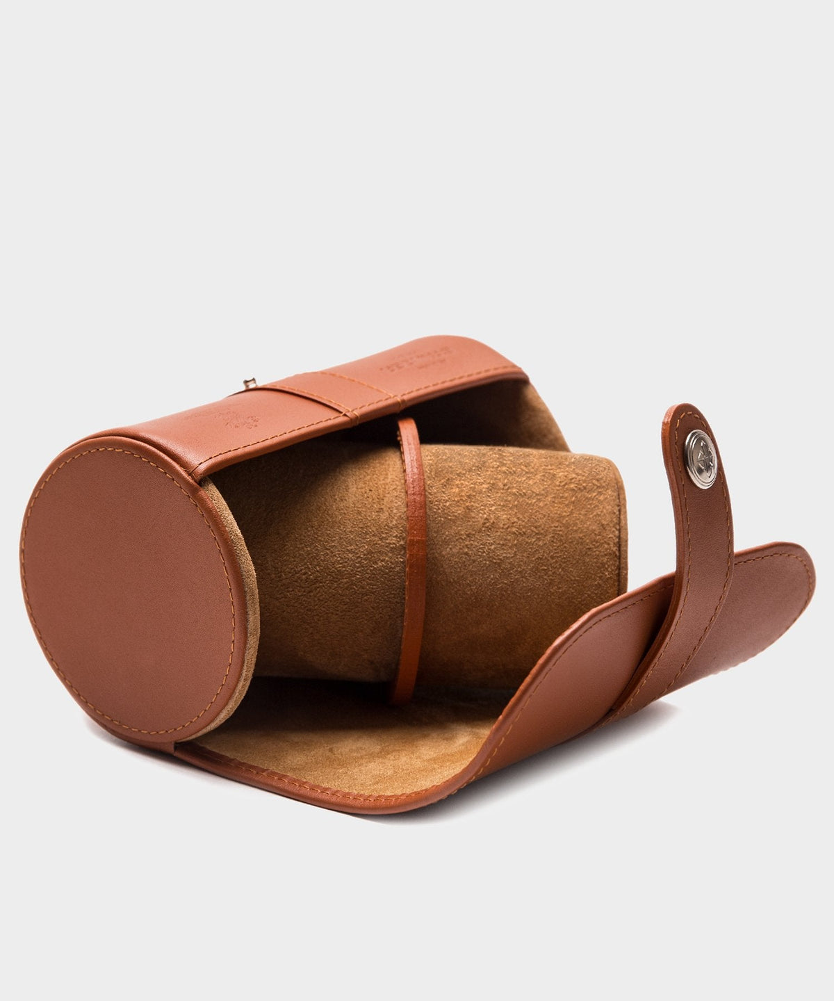 Ettinger Double Watch Roll - Tan