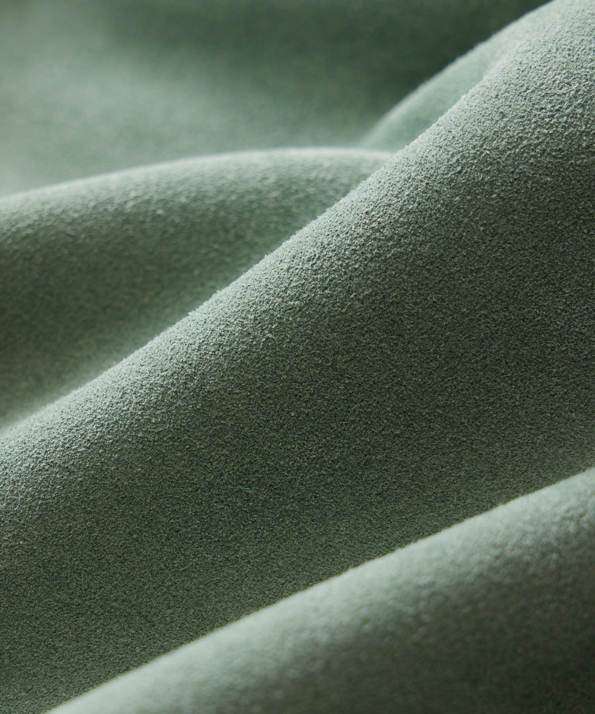 Italian Suede Dean Jacket - Soft Sage