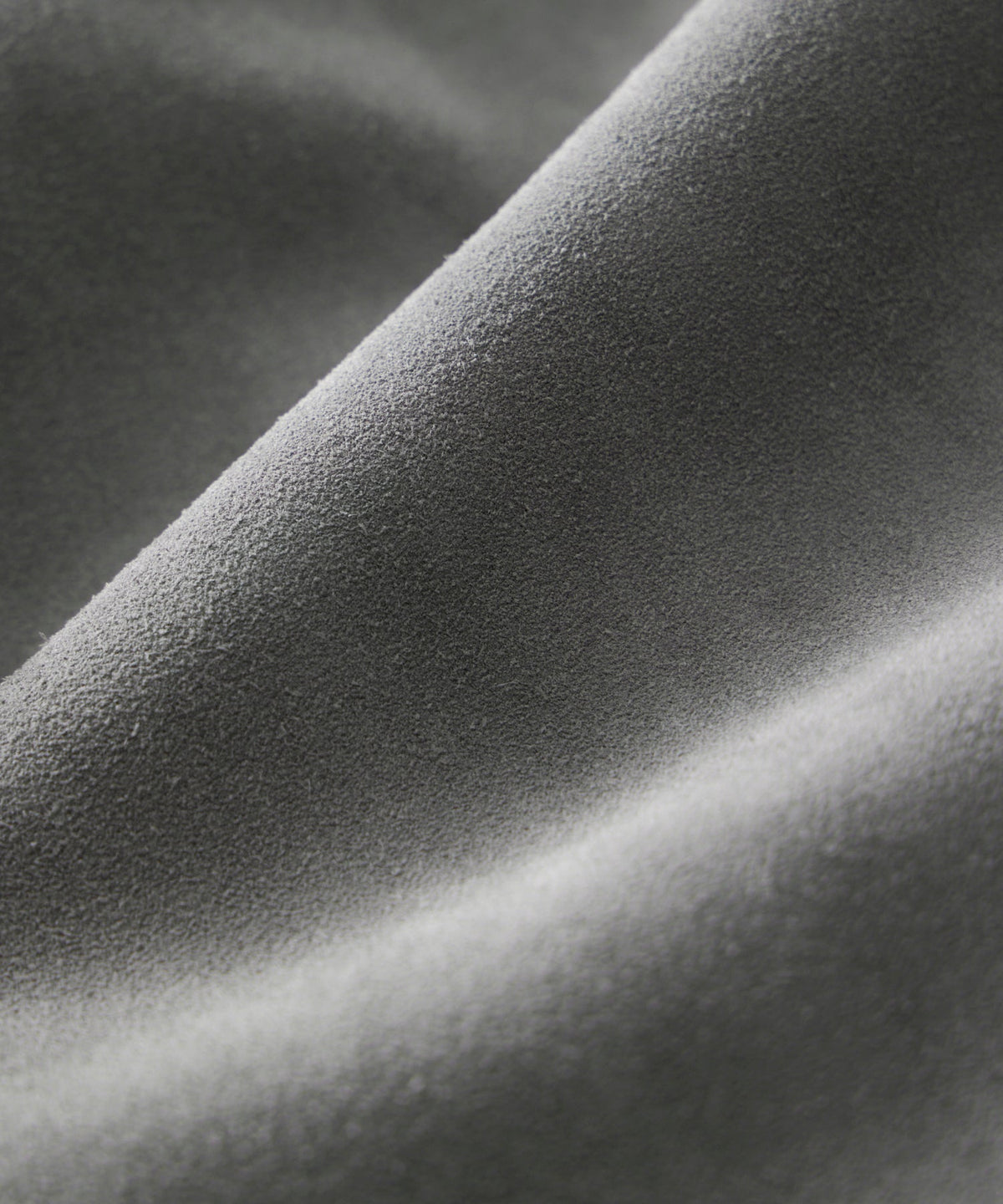 Italian Suede Dylan Jacket - Light Grey