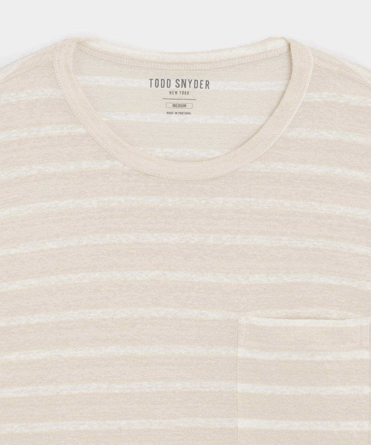 Linen Jersey Tee - Eggshell