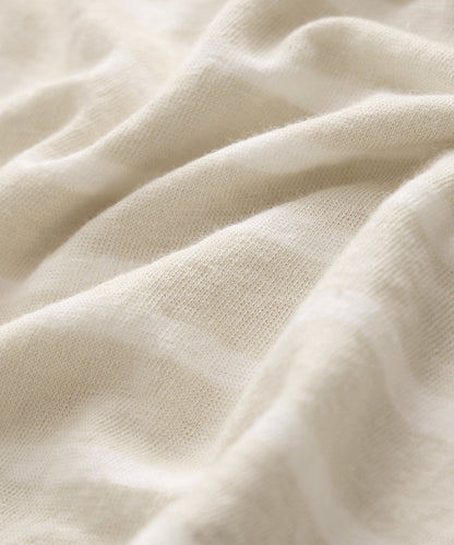 Linen Jersey Tee - Eggshell
