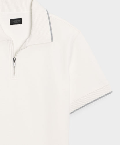 Foundation Quarter-Zip Polo - Bisque