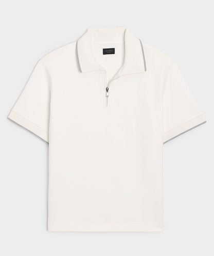 Foundation Quarter-Zip Polo - Bisque