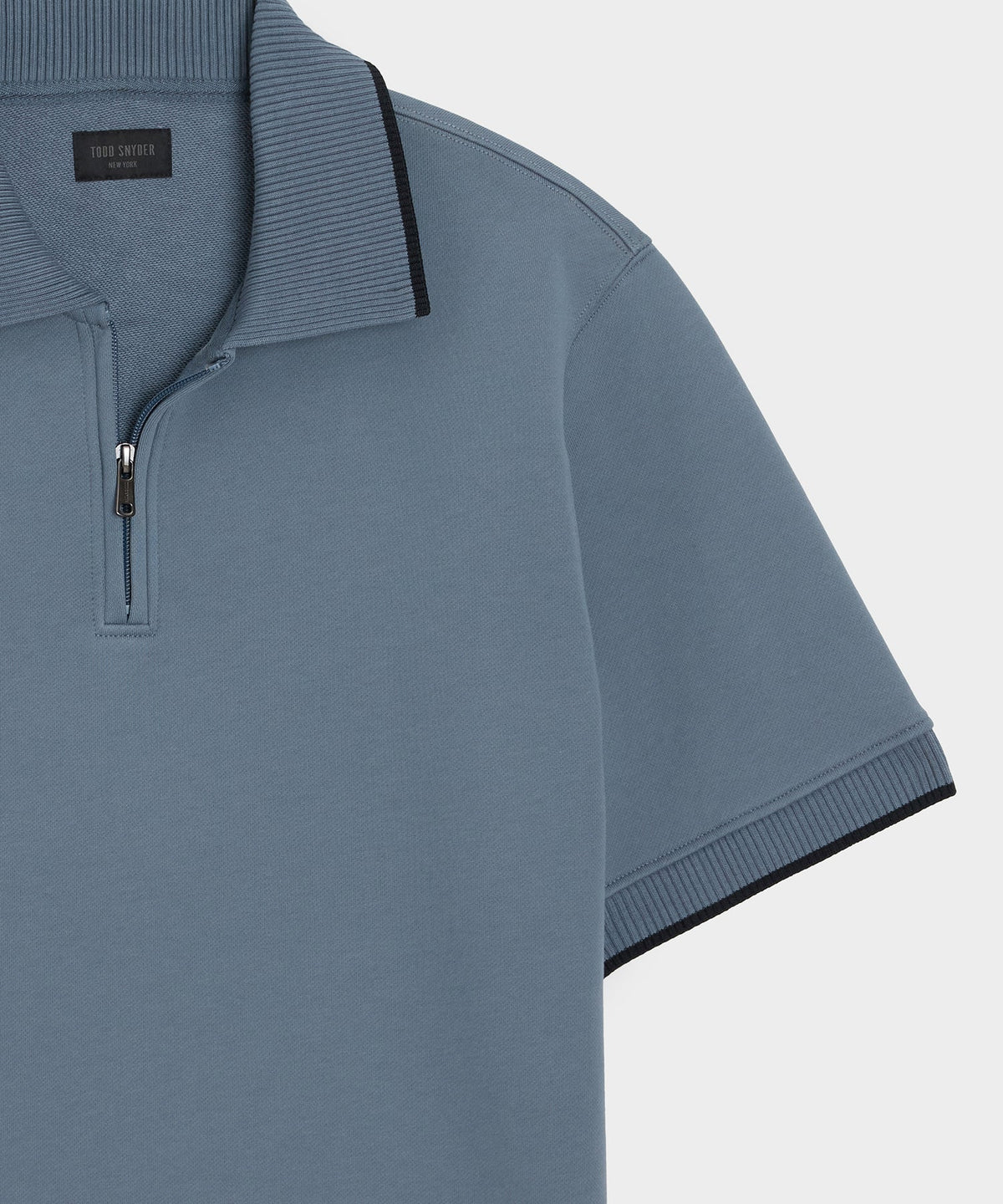 Foundation Quarter-Zip Polo - Deep Springs