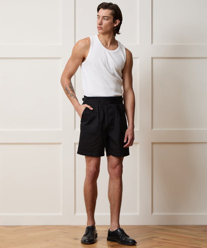 Cotton Ribbed Tank - White