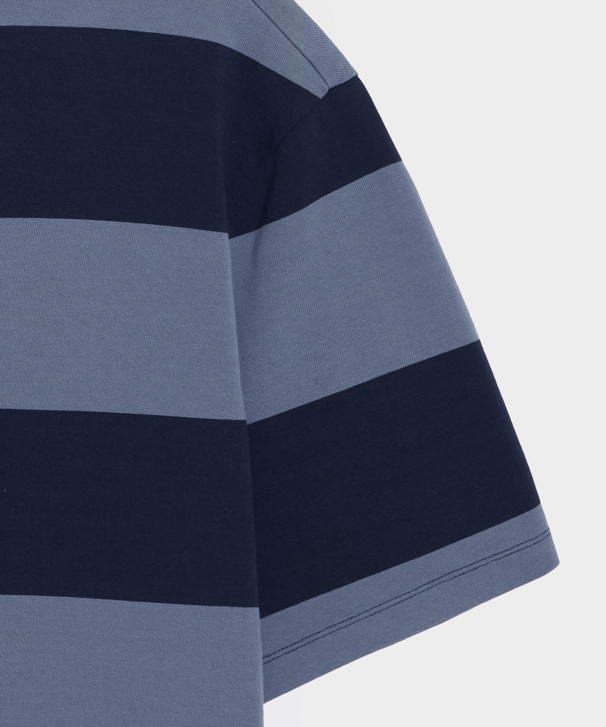 Boxy Jersey Rugby Tee - Deep Springs