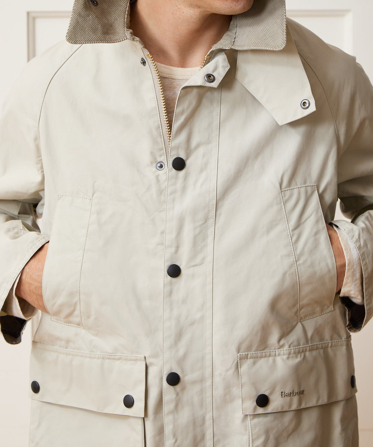 Barbour Bedale Jacket - Clay