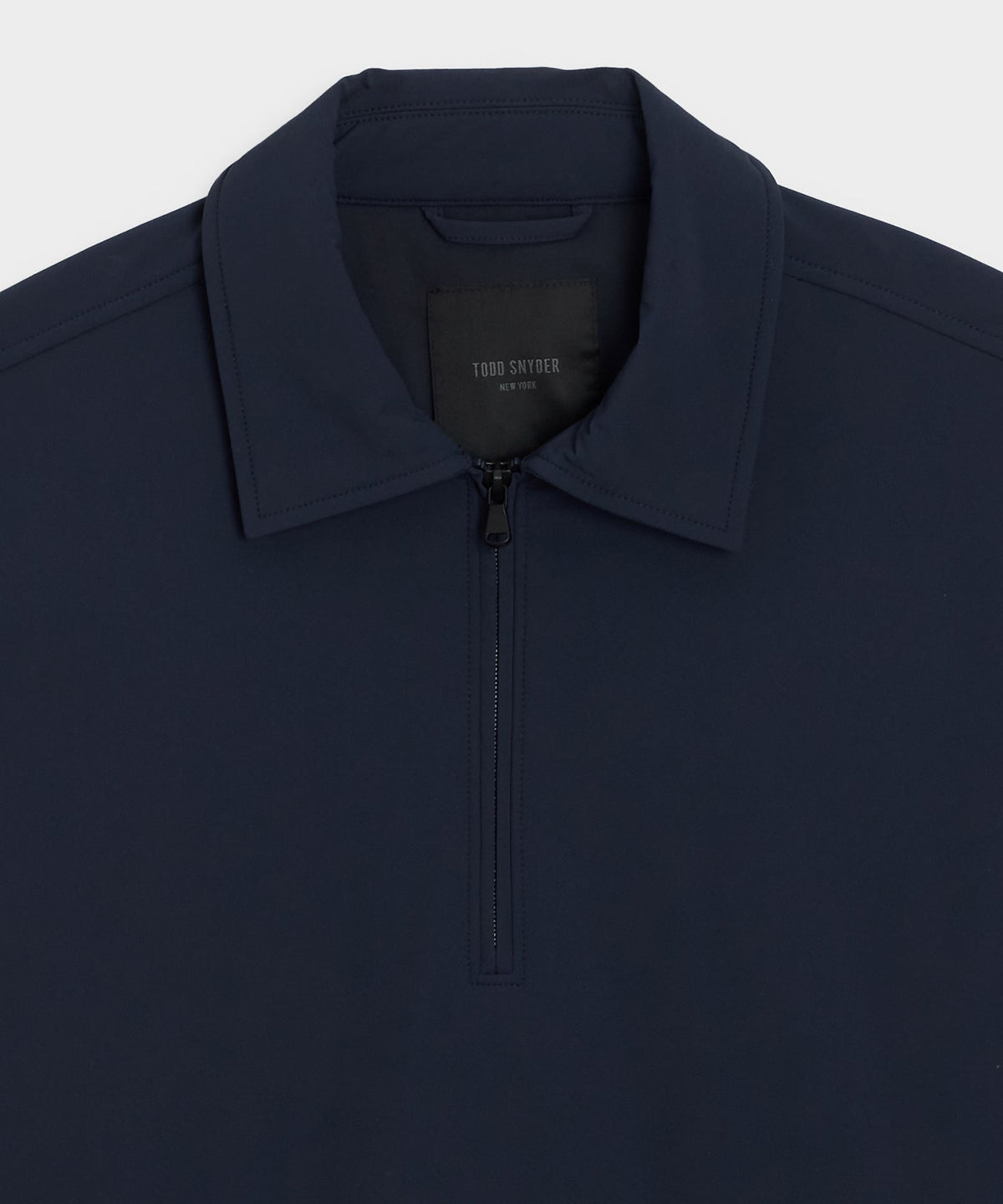 Nylon Quarter-Zip Jacket - Navy