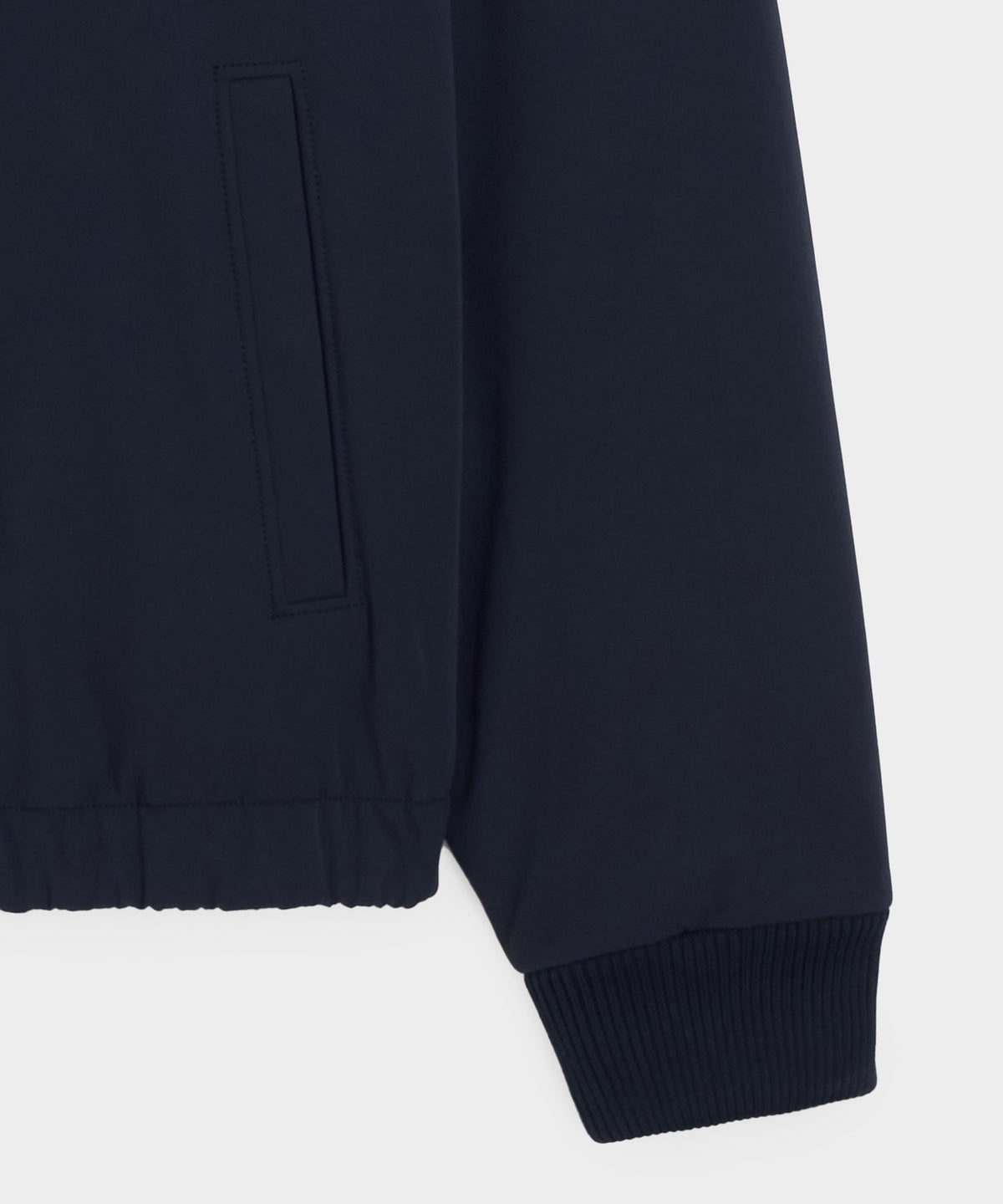 Nylon Quarter-Zip Jacket - Navy