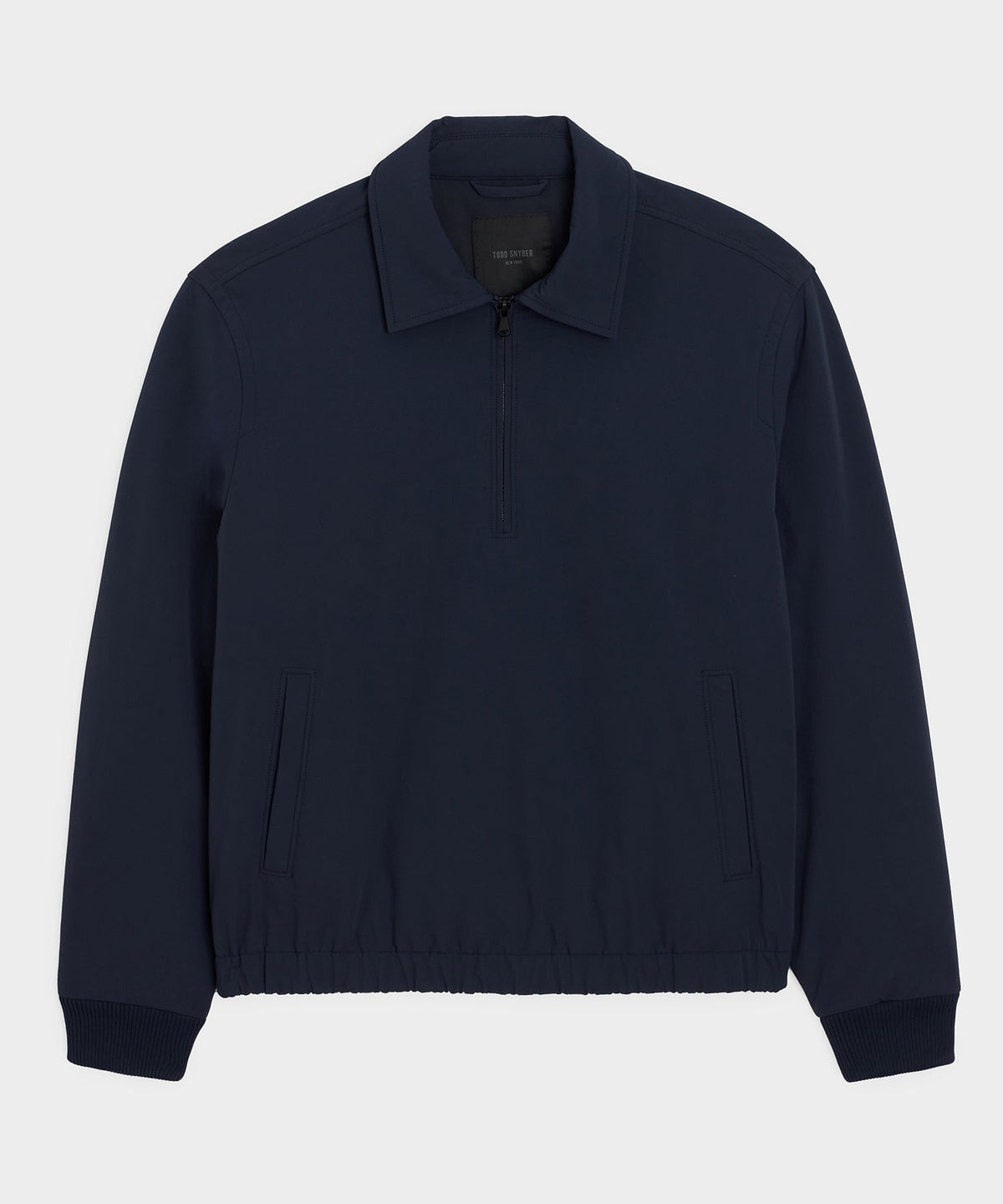 Nylon Quarter-Zip Jacket - Navy