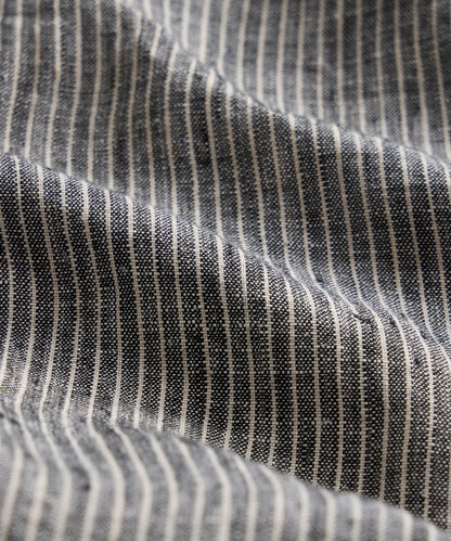 Straight Fit Linen Favorite Pant - Black