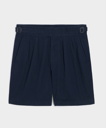 7" Cotton Gurkha Short - Classic Navy