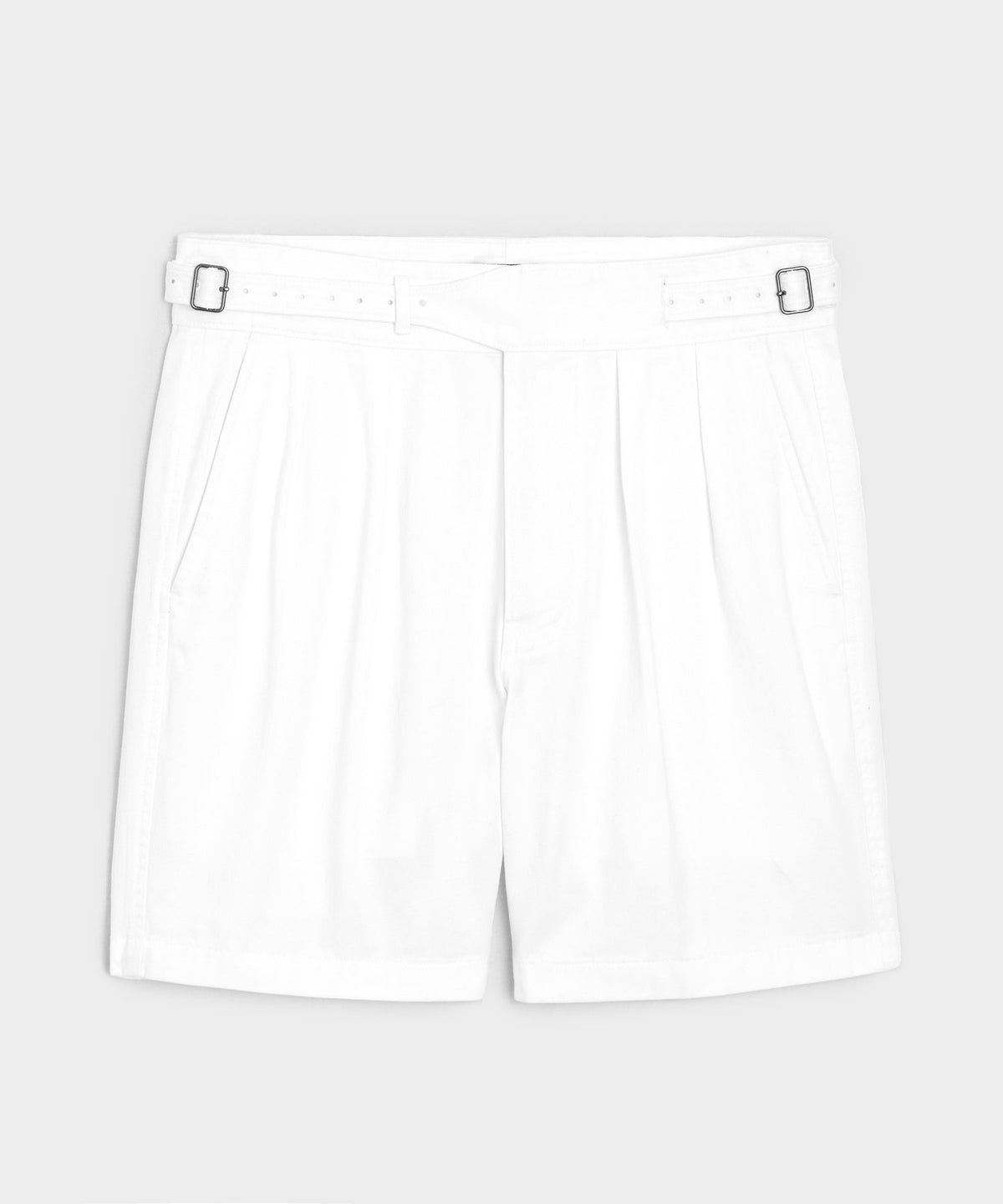 7" Cotton Gurkha Short - White