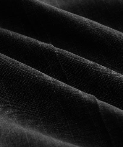 Italian Linen-Wool Officer Trouser - Charcoal
