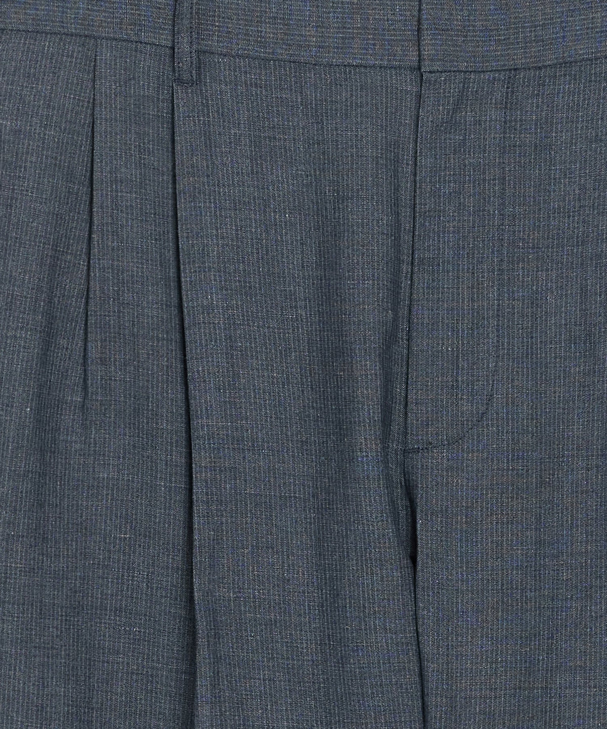 Italian Linen-Wool Officer Trouser - Light Blue