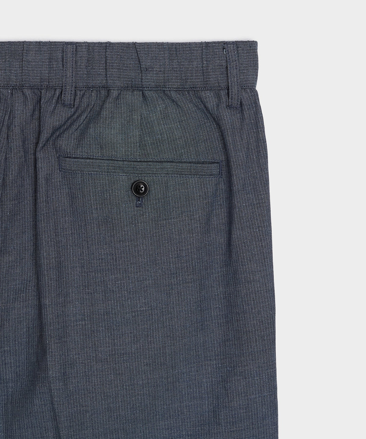 Italian Linen-Wool Officer Trouser - Light Blue