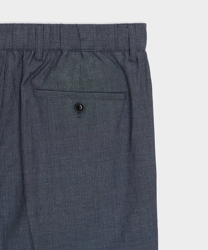 Italian Linen-Wool Officer Trouser - Light Blue