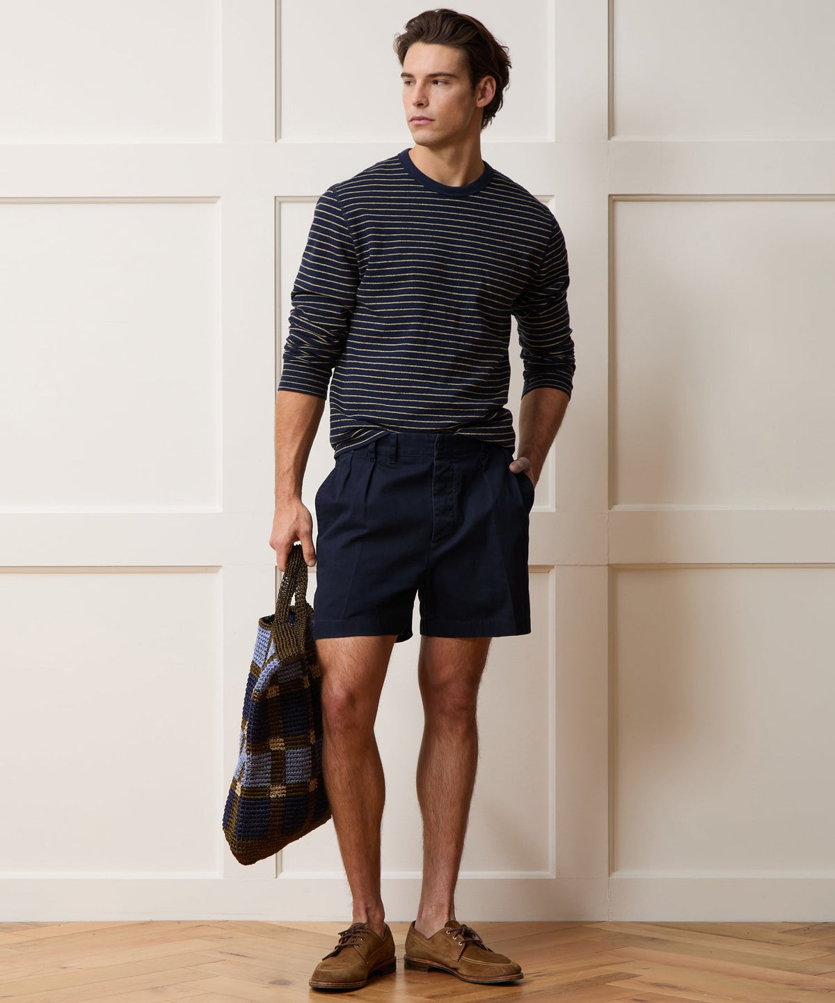 5" Cotton Officer Short - Classic Navy