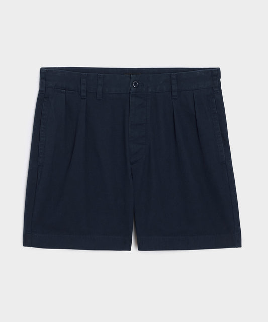5" Cotton Officer Short - Classic Navy