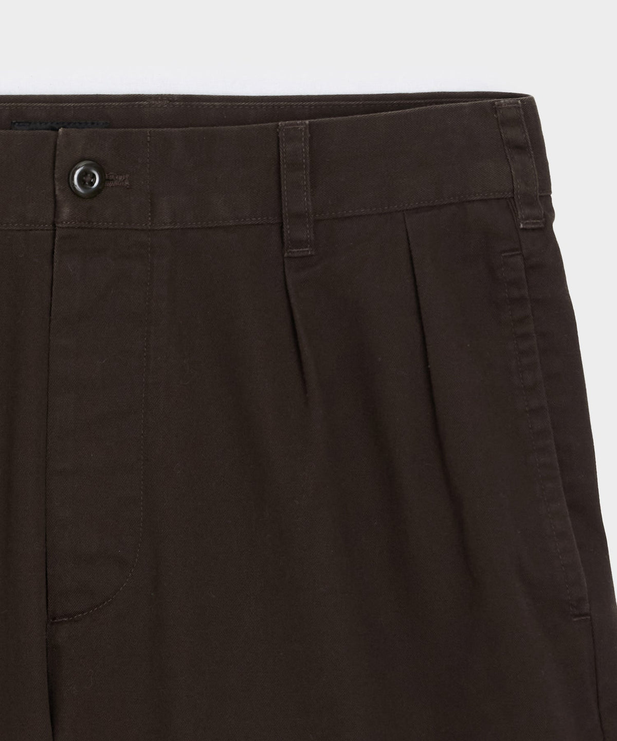 5" Cotton Officer Short - Dark Brown