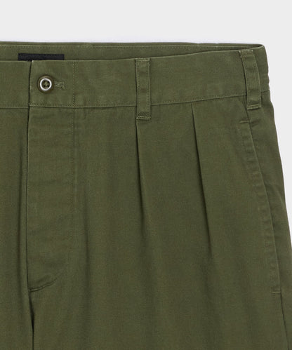 5" Cotton Officer Short - Olive