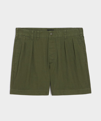 5" Cotton Officer Short - Olive