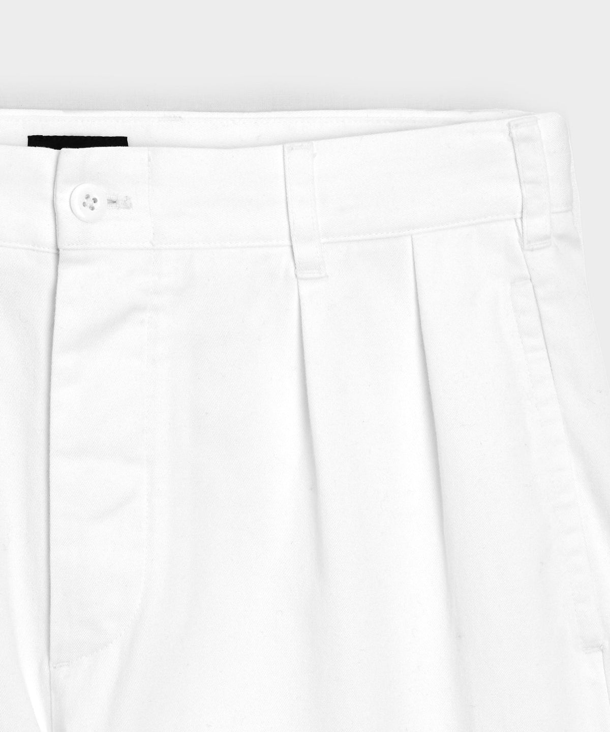 5" Cotton Officer Short - White