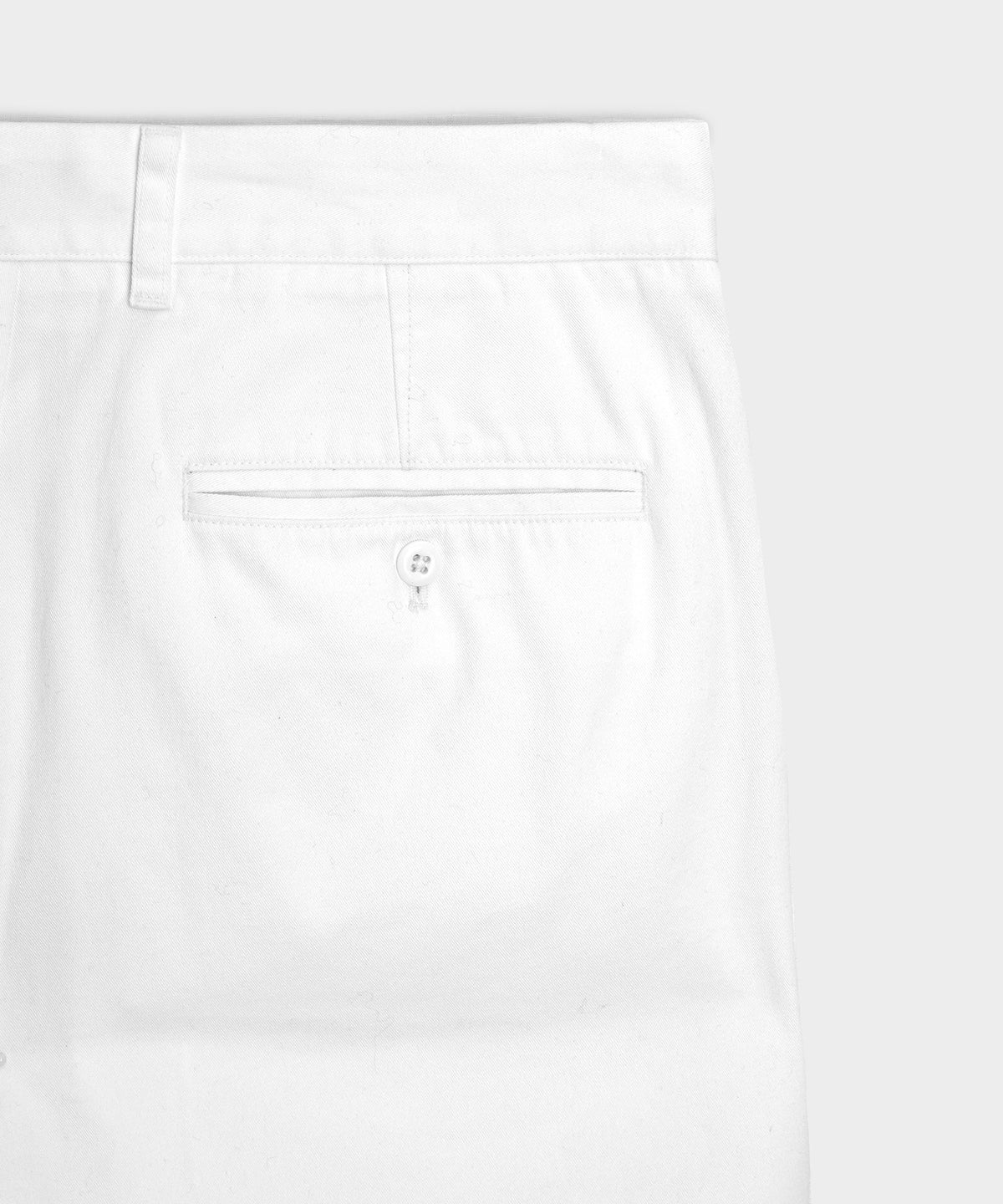 5" Cotton Officer Short - White