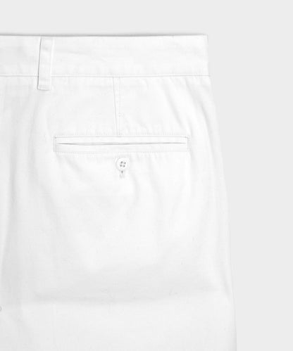 5" Cotton Officer Short - White