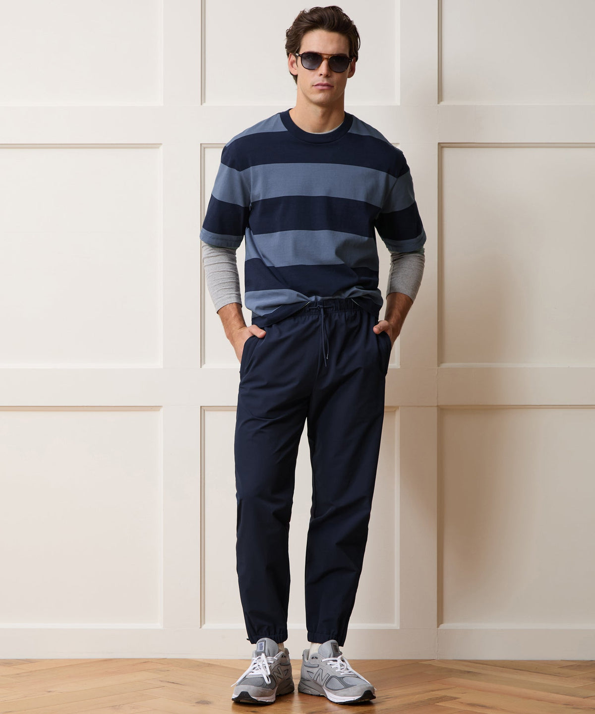 Nylon Jogger - Classic Navy