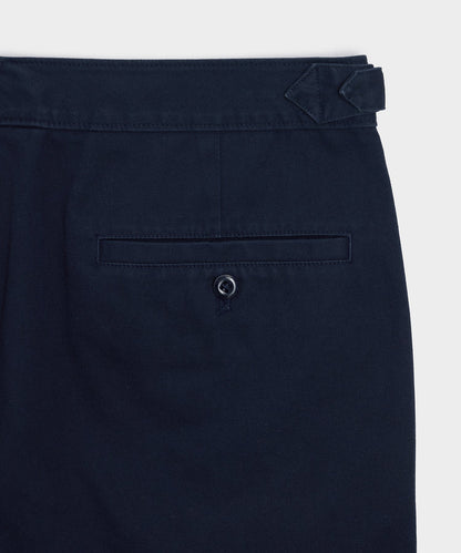 7" Cotton Side Tab Short - Classic Navy