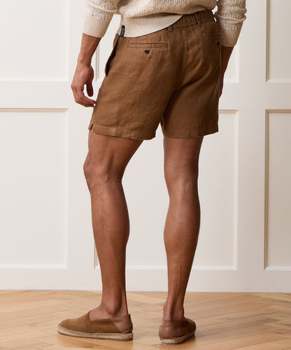 5" Linen Beachcomber Short - Clay
