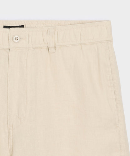 5" Linen Beachcomber Short - Sand Dollar