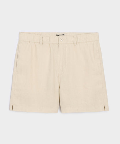 5" Linen Beachcomber Short - Sand Dollar