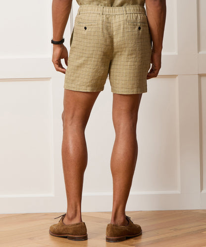 5" Linen Beachcomber Short - Light Sage