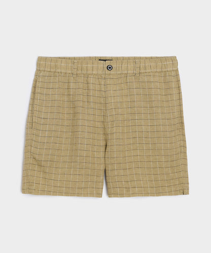 5" Linen Beachcomber Short - Light Sage