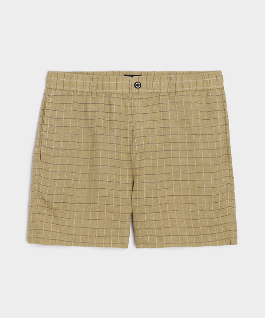 5" Linen Beachcomber Short - Light Sage