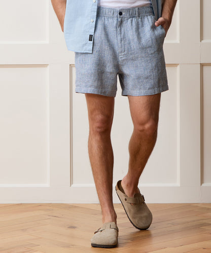 5" Linen Beachcomber Short - Navy