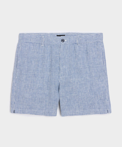5" Linen Beachcomber Short - Navy