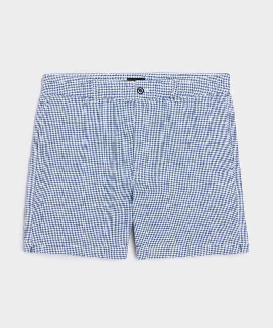 5" Linen Beachcomber Short - Navy