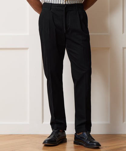 Italian Cotton Modern Chino - Black