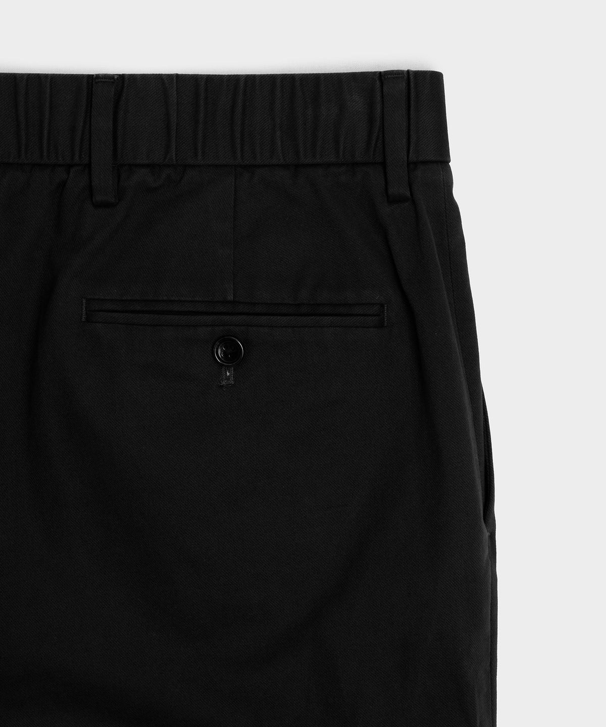 Italian Cotton Modern Chino - Black