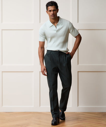 Italian Cotton Modern Chino - Deep Sea